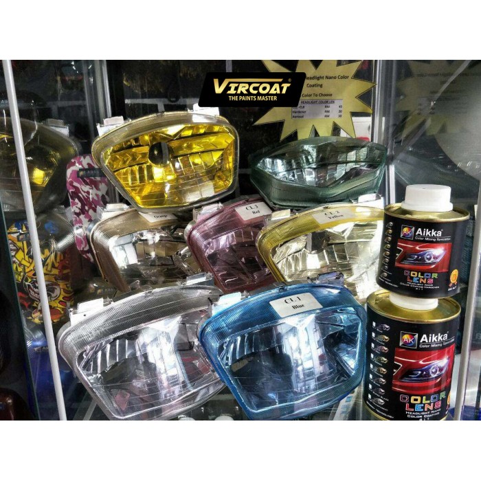 aikka headlight lens, headlamp coating, headlamp laquer